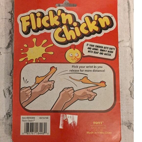 New Flick'n Chick'n Toys- Rubber Chickens - Picture 2 of 4